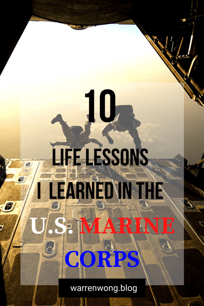 10 Life Lessons I Learned in the U.S. Marine Corps