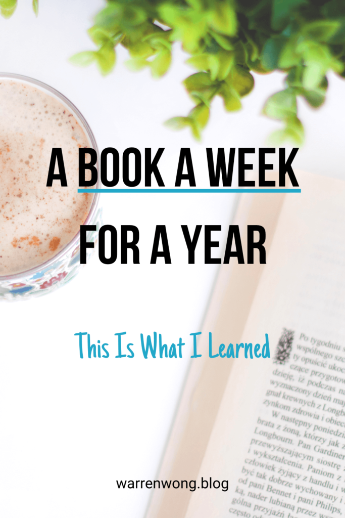 A book a week for a year, this is what I learned